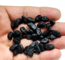 Stunning Black Spinal Rough 11-13 MM Size 35 Pcs Loose Gemstone For Jewelry picture