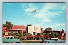 Liberal KS-Kansas, Memorial Library In Cooper Park, Antique Vintage Postcard picture