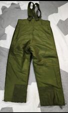 Canadian Forces army green cold weather bib snow pants size 6734 picture