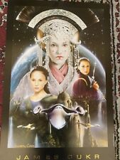 James Cukr Signed a number ￼36/250 Star Wars Queen Amidala Poster Print  1999 picture