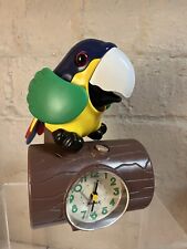 Rare VTG 1992 XONEX Parrot Alarm Clock-Fully Functional picture