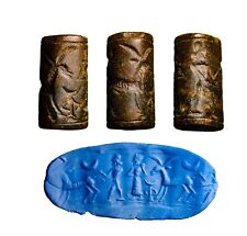 Antiquities - Western Asiatic Old Babylonian Cylinder Seal with Deities picture
