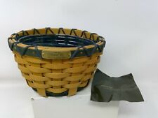 Longaberger 2008 Collector's Club Charter Member Basket, Liner, Protector picture