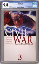 Civil War #3A McNiven CGC 9.8 2006 3920528024 picture