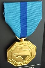 GOLD Texas State Guard Achievement Medal with Silk Moiré Ribbon picture