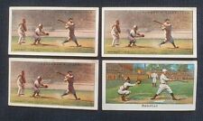 3 Babe Ruth 1929 Churchman Sports and Games Baseball USA #25 Cards + TURF SIZLER picture