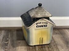 VINTAGE 1950's  After School Cookies School House Cookie Jar picture