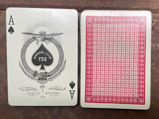 c1900 ANTIQUE NATIONAL CARD CO NATIONAL CLUB 752 PLAYING CARDS BOSTON BACK EXC picture