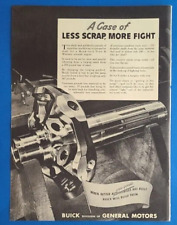 1943 Buick / General Motors WW2 War Bonds Vintage 1940's Magazine Print Ad picture