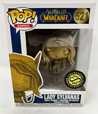 Funko POP Games World of Warcraft LADY SYLVANAS (GOLD PATINA) #521 - Vaulted picture