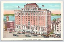 Hotel & Resort~Air View Hotel Winthrop Tacoma Washington~Vintage Postcard picture