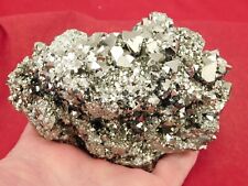 PYRAMID Shaped Crystals Big AAA Tetrahedron PYRITE Crystal Cluster Peru 1080gr picture
