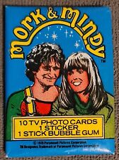 Vintage 1978 Topps MORK AND MINDY Sealed wax Pack Trading Cards  picture