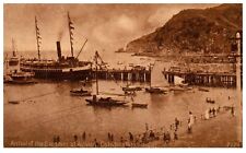 Steamer at Avalon Catalina Island California c. 1900 Edward H. Mitchell Postcard picture