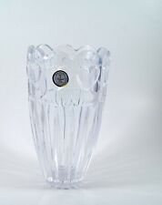 Sweetheart Clear Crystal Vase Lead 7.5