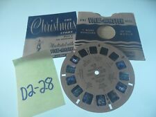 D2-28 Vintage View Master reel 1948 XM-2 THE CHRISTMAS STORY picture