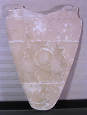 Vtg Egyptian Hieroglyphics Narmer Palette Repro Wall Plaque picture