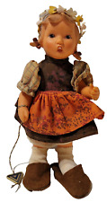 VTG M J Goebel Hummelwerk Flower Girl Doll 1800 8 inch west Germany Figure picture