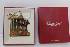 Camerlane 1983 Christmas Ornament 24kt Gold Finish picture