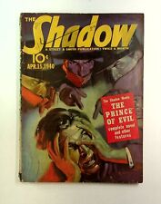 Shadow Pulp Apr 15 1940 Vol. 33 #4 GD/VG 3.0 picture