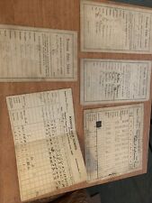 5 Vintage Report Cards 1920’s-30’s BOONTON Public Schools NEW JERSEY picture