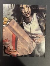 Vtg 1990s Brandon Lee Full Page Illustration, The Crow Movie Accident Happening picture