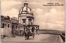 VINTAGE POSTCARD THE GROTTO AT MESSINA ITALY BEFORE THE 1908 EARTHQUAKE picture