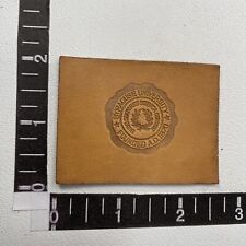 Vtg 1910s New York SYRACUSE UNIVERSITY Tobacco Leather Premium Patch 16AF picture
