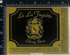 Le La Fayette Liberty Biere Beer Label picture