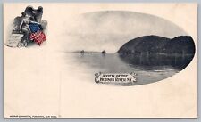 Postcard View of Hudson River New York Greetings from Picturesque America *C5296 picture