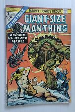Giant Size Man-Thing 3 Marvel 1975 VF Gil Kane GGA Howard The Duck picture