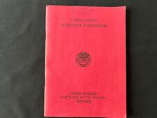 Vintage 1959-1960 Coker College Students' Handbook, Hartsville, SC picture