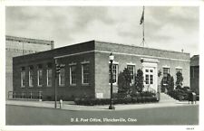 An Old Photo of The US Post Office of Uhrichsville, Ohio Postcard picture