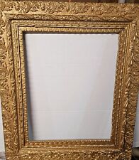 Antique 19th Century Gold Guit Scroll Picture 16x20 Picture 24x28 Frame picture