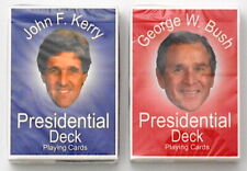 2004 John F. Kerry & George W. Bush Presidential Playing Cards NEW SEALED picture