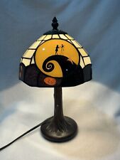 RARE The Nightmare Before Christmas Table Lamp Stained Glass STYLE picture