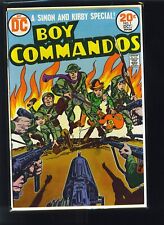 Boy Commandos #1 Simon and Kirby 1970s Reprint 2 copies VF and F picture