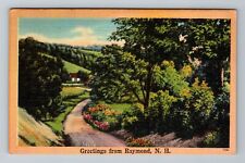 Raymond NH-New Hampshire, General Greetings, c1950 Vintage Postcard picture
