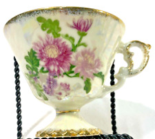 VTG Lugenes Floral November Porcelain Tea Cup 3