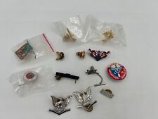 Vintage Militray Navy Air Force Uniform Pins Aviation Various Lot Collectibles picture