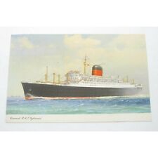 1940's Vtg Cunard RML Sylvania Ship Postcard (E7) picture