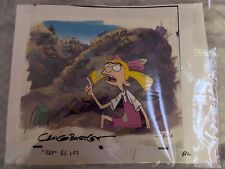 Nickelodeon Hey Arnold cel featuring helga With COA Rare And vintage picture