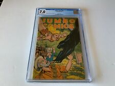 JUMBO COMICS 87 CGC 7.0 SHEENA BLACK PANTHER COVER MATT BAKER FICTION HOUSE 1946 picture