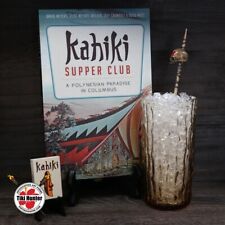 Polynesian Tiki Bar Theme - Kahiki Supper Club - Imperial Glass Bamboo Set picture