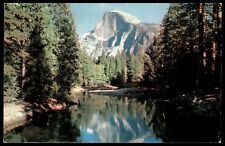 Postcard Chrome Yosemite Natl Park Half-Dome Merced River California picture