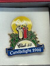 Club 33 Candle Light Pin Year 2000, Disneyland-Rare Sold Out picture