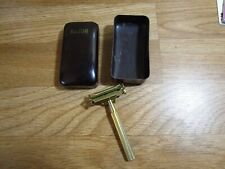 Antique Vintage VALET Safety Razor Travel  with Celluloid Case picture