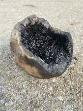 Rare Large Natural Bitumen Oil Geode - Keokuk Geode picture