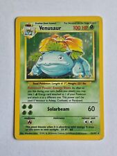 Venusaur 15/102 Base Set Rare Holo Pokemon Card WOTC 1999 - Played picture