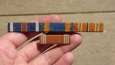 WW2 US Army Air Corps Theater Made Ribbon Bar CBI DFC Air Medal Asiatic GCM picture